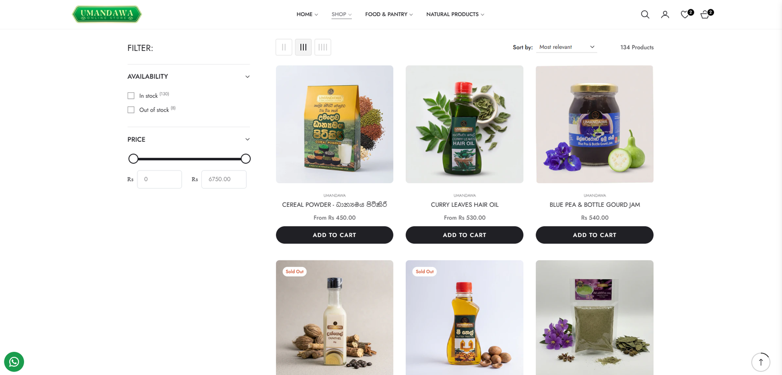 Redesigned shop all page with improved UX